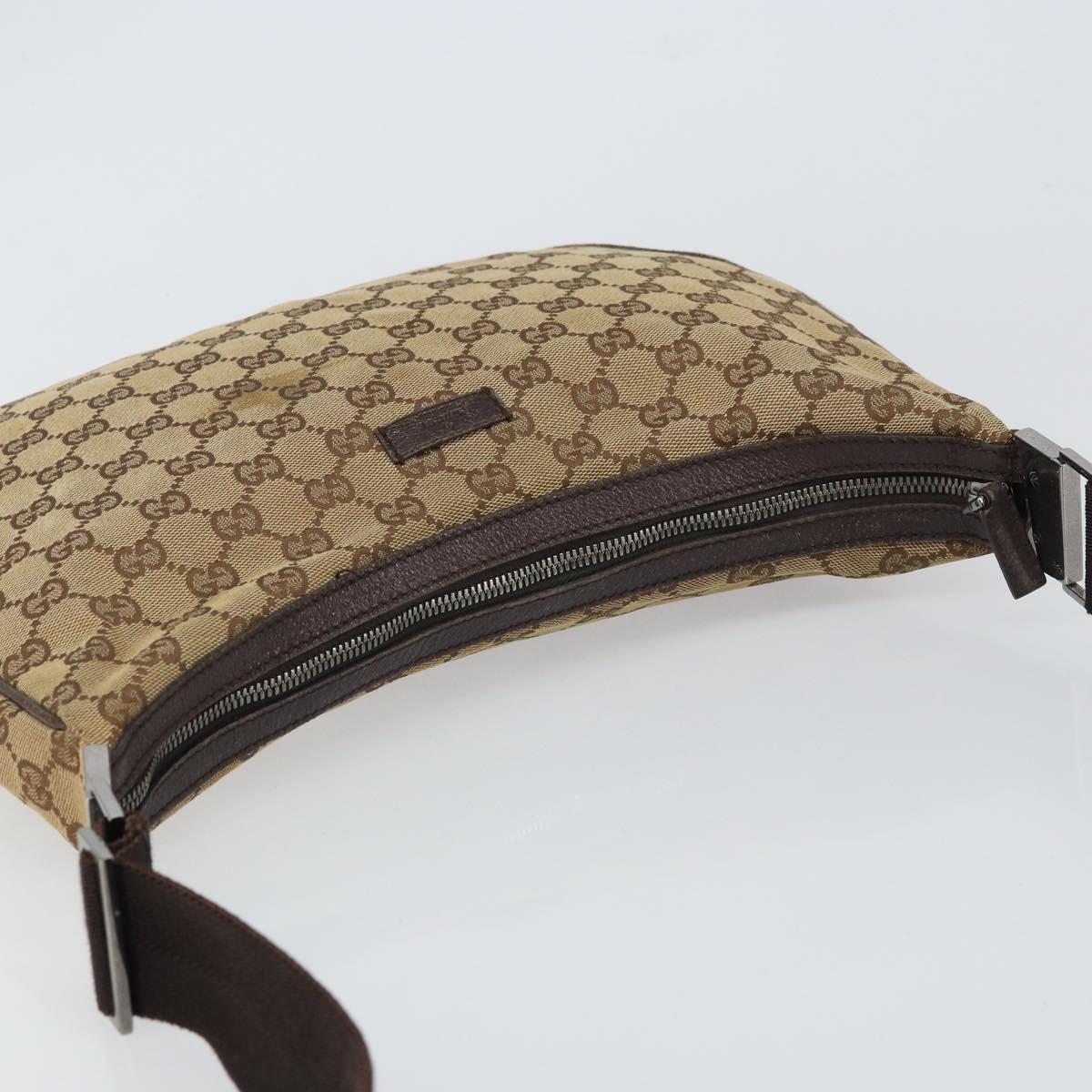 GUCCI GG Canvas Shoulder Bag Beige Silver 122790 Auth 161355 - Jerrillo image 6