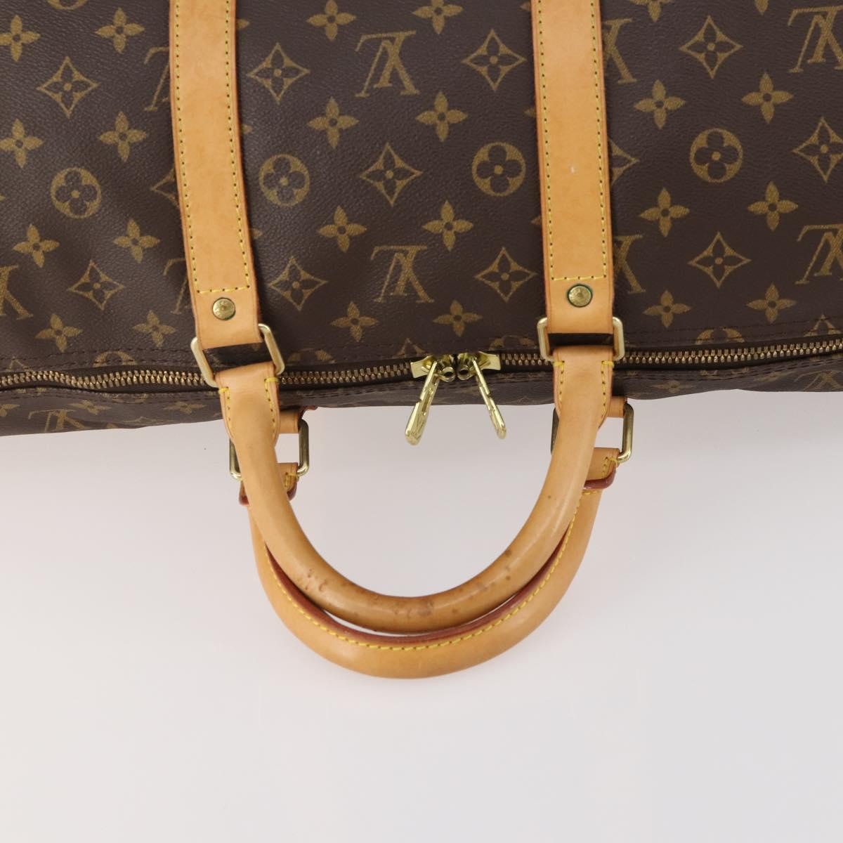 LOUIS VUITTON Monogram Keepall 55 Boston Bag M41424 LV Auth 171243A - Jerrillo image 7