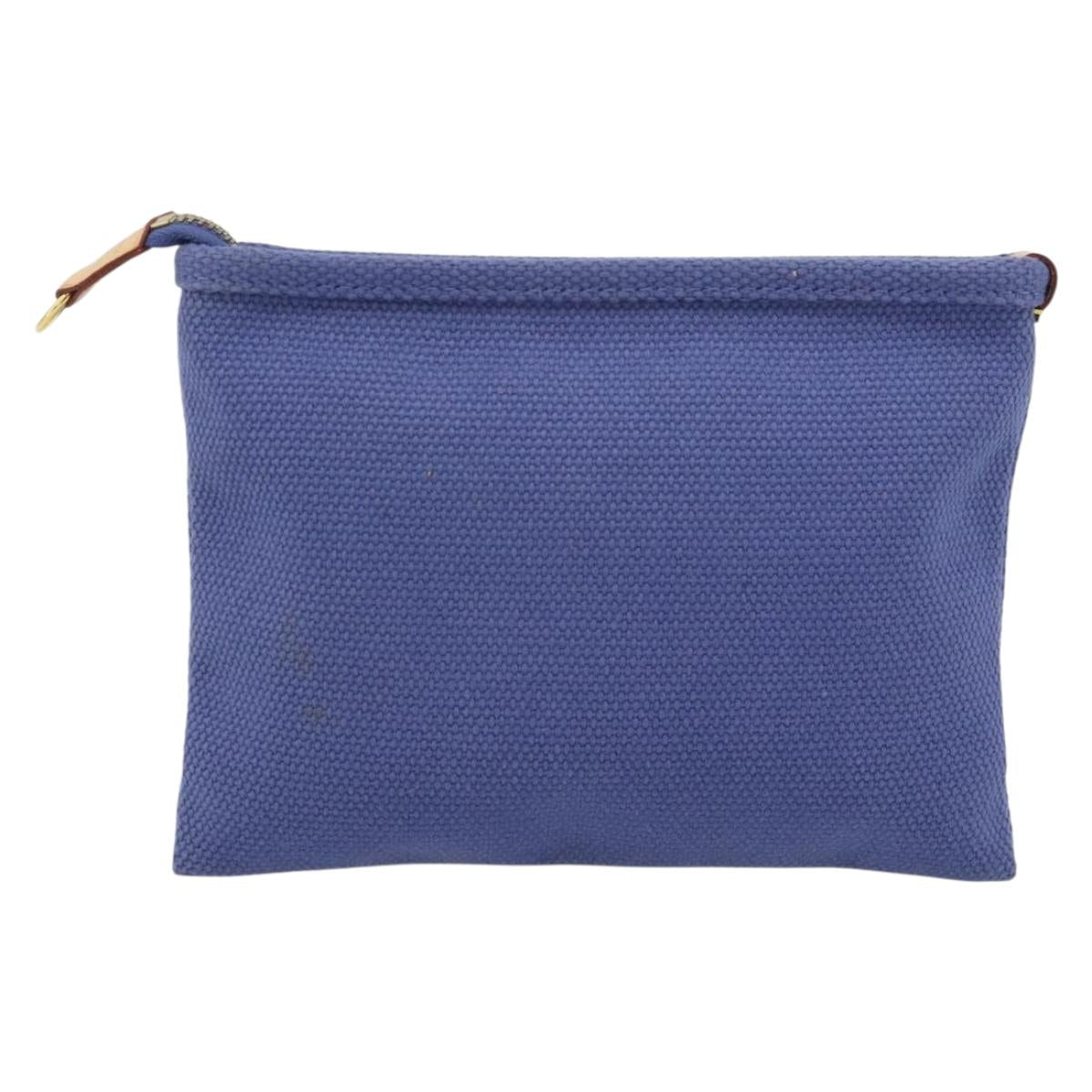 LOUIS VUITTON Antigua Pochette Platt PM Pouch Blue M40070 LV Auth 171279V - Jerrillo image 2