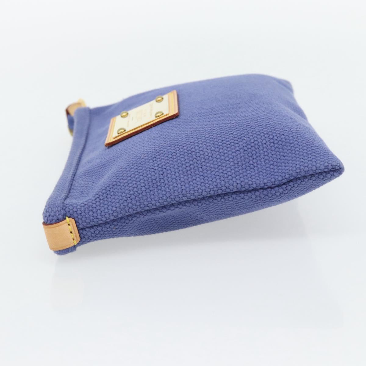 LOUIS VUITTON Antigua Pochette Platt PM Pouch Blue M40070 LV Auth 171279V - Jerrillo image 3