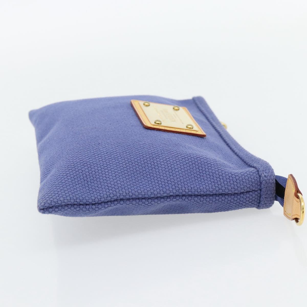 LOUIS VUITTON Antigua Pochette Platt PM Pouch Blue M40070 LV Auth 171279V - Jerrillo image 4