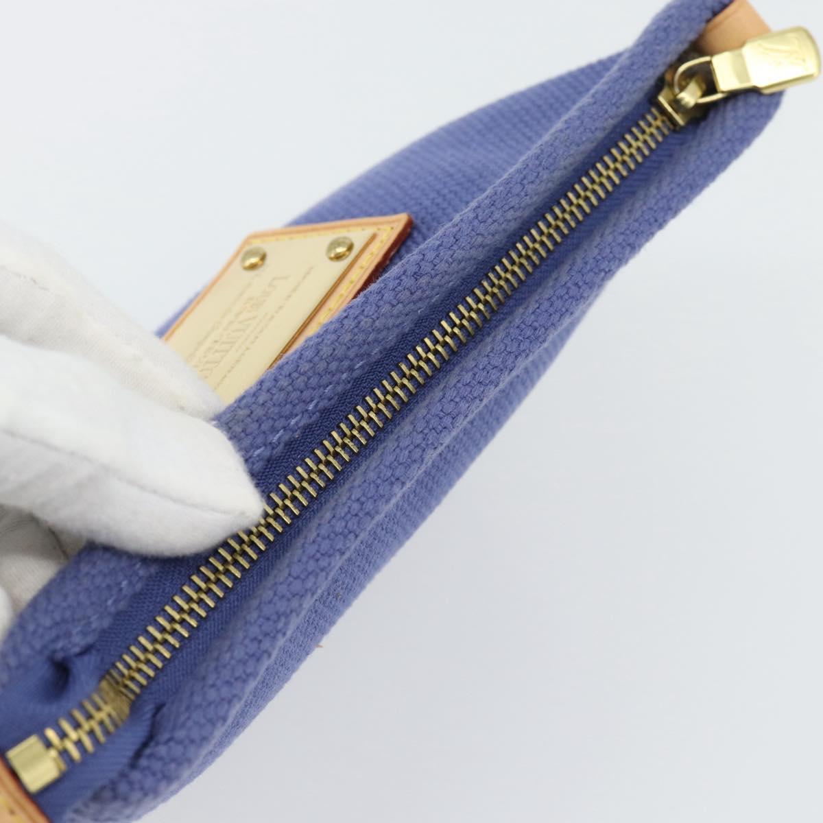 LOUIS VUITTON Antigua Pochette Platt PM Pouch Blue M40070 LV Auth 171279V - Jerrillo image 5