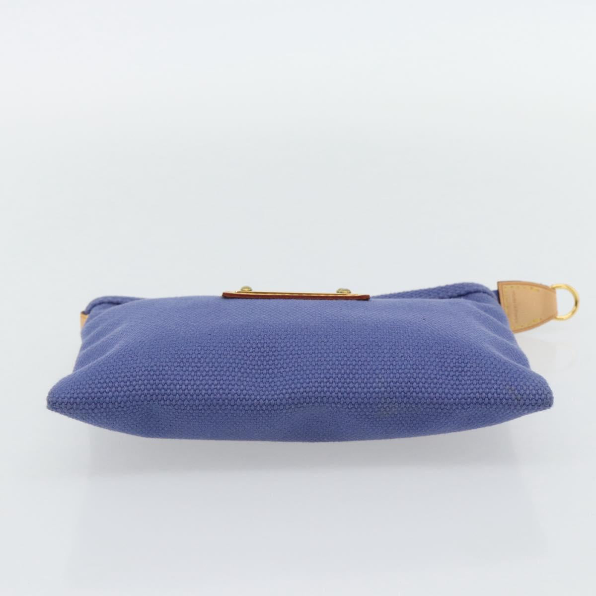 LOUIS VUITTON Antigua Pochette Platt PM Pouch Blue M40070 LV Auth 171279V - Jerrillo image 6