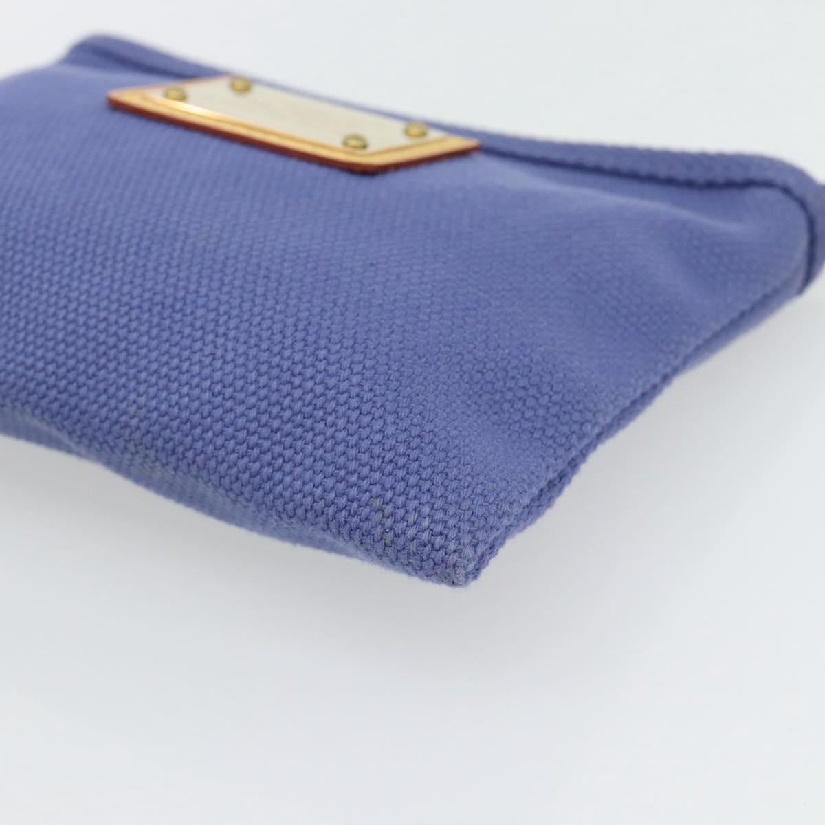 LOUIS VUITTON Antigua Pochette Platt PM Pouch Blue M40070 LV Auth 171279V - Jerrillo image 7