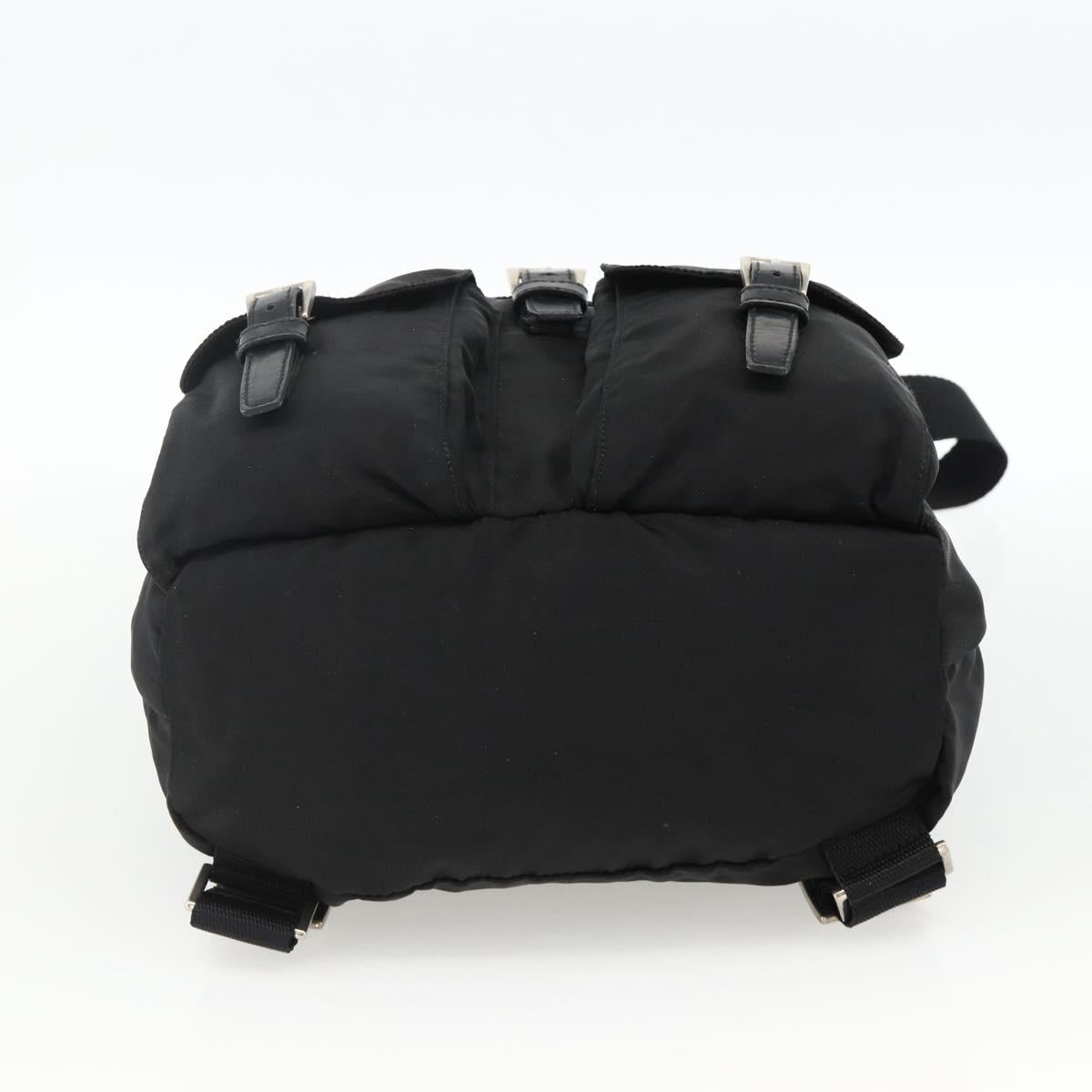 PRADA Backpack Nylon Black Silver Auth 173833 - Jerrillo image 5
