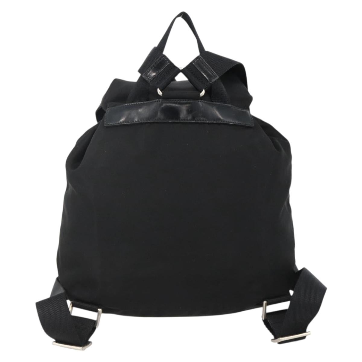 PRADA Backpack Nylon Black Silver Auth 173833 - Jerrillo image 2