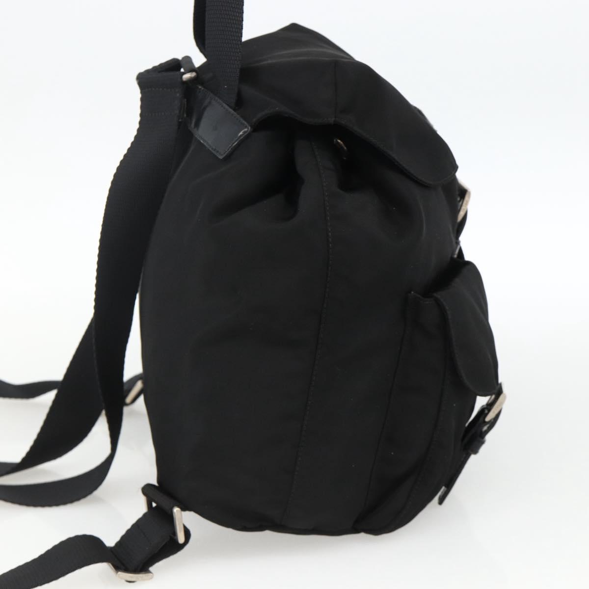 PRADA Backpack Nylon Black Silver Auth 173833 - Jerrillo image 3