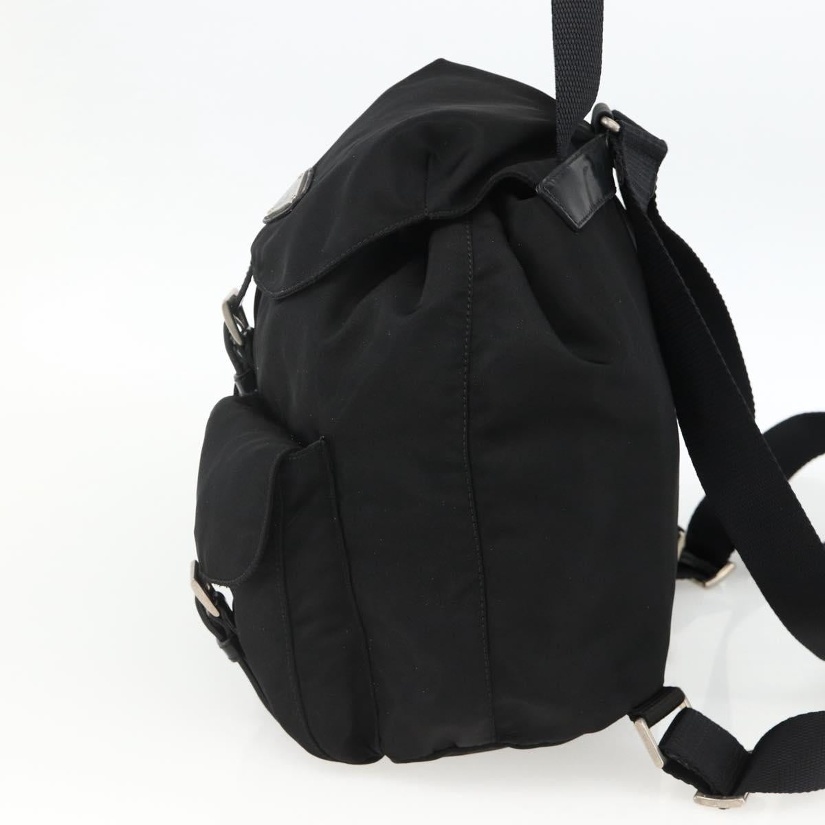PRADA Backpack Nylon Black Silver Auth 173833 - Jerrillo image 4