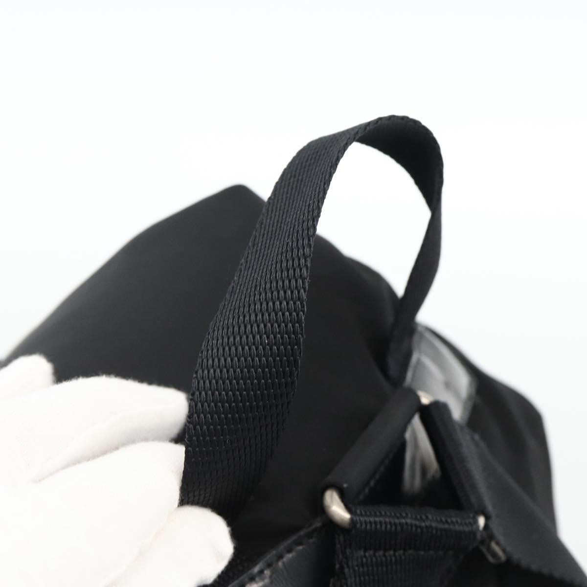 PRADA Backpack Nylon Black Silver Auth 173833 - Jerrillo image 7