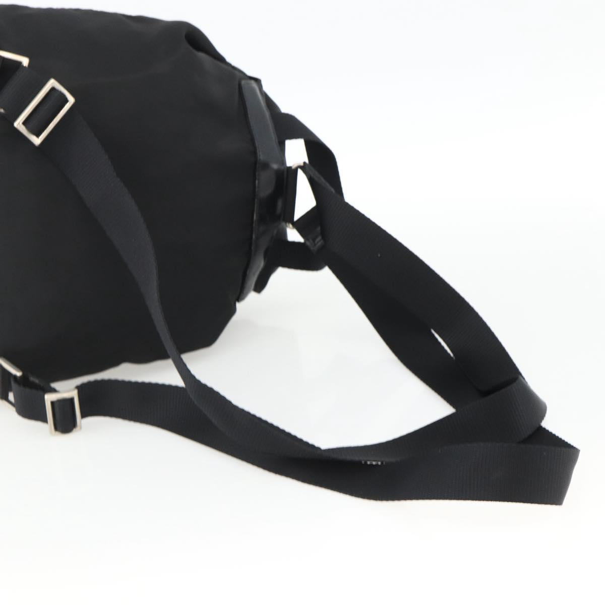 PRADA Backpack Nylon Black Silver Auth 173833 - Jerrillo image 8