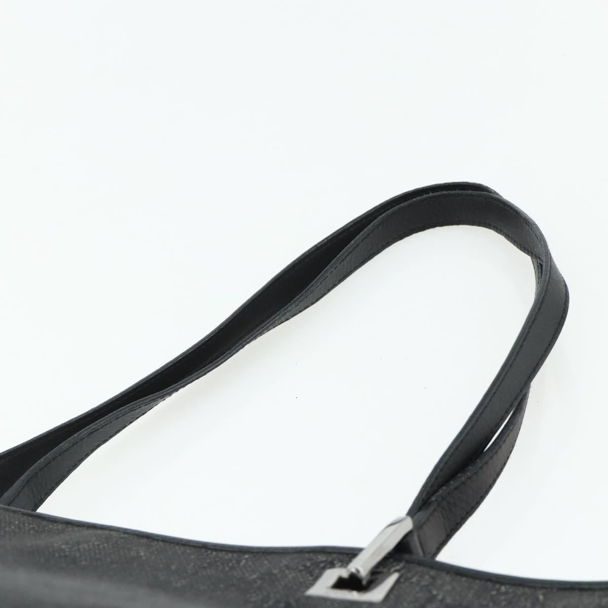 GUCCI GG Canvas Tote Bag Black Silver 36173 1705 Auth 176032 - Jerrillo image 8