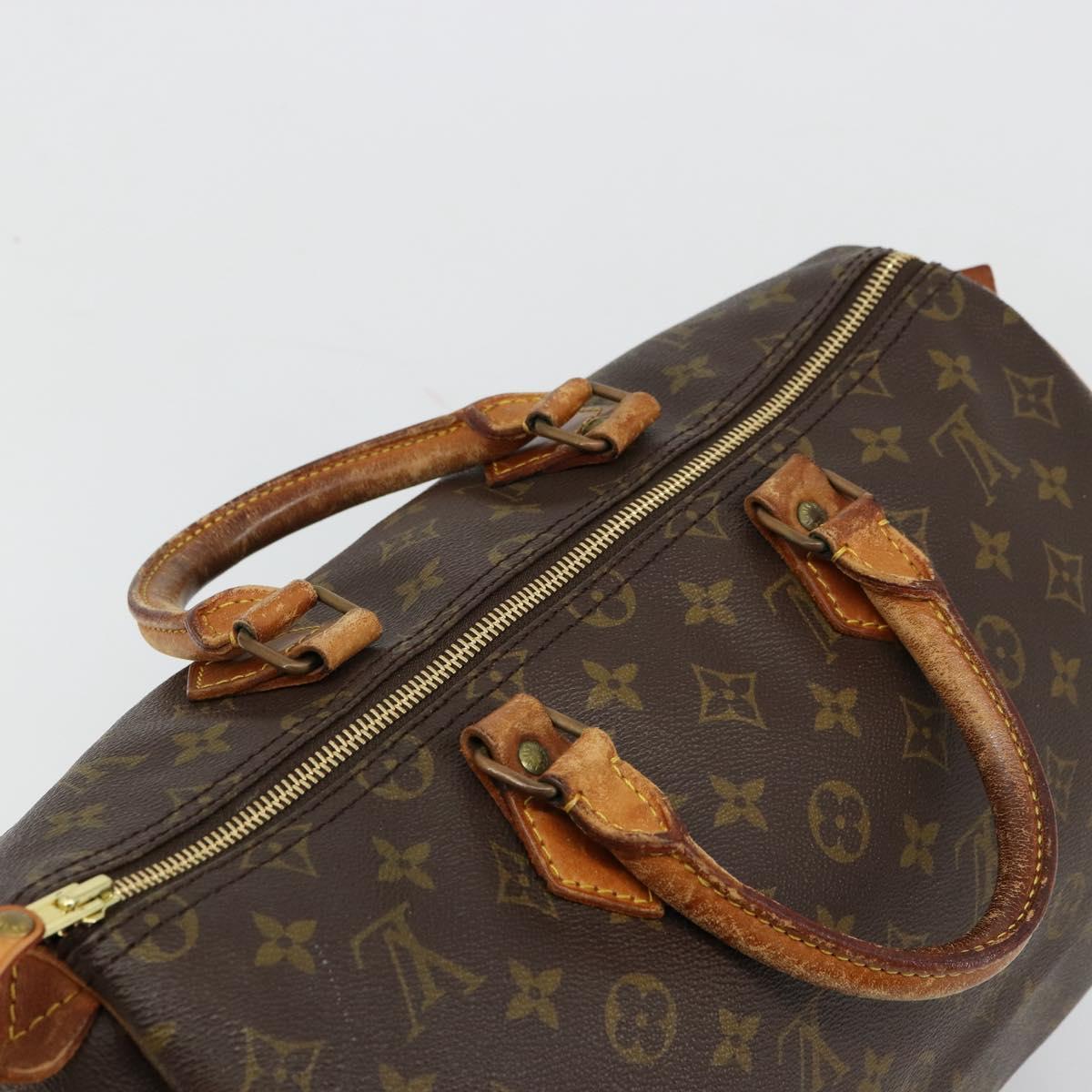 LOUIS VUITTON Monogram Speedy 35 Hand Bag M41524 LV Auth 177252 - Jerrillo image 6