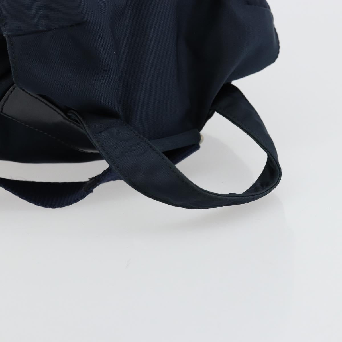 PRADA Backpack Nylon Navy Silver Auth 177799 - Jerrillo image 7
