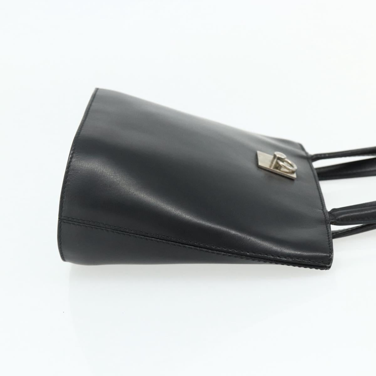 Borsa a mano CELINE in pelle nera e argento, autentica 178117A - Jerrillo image 4