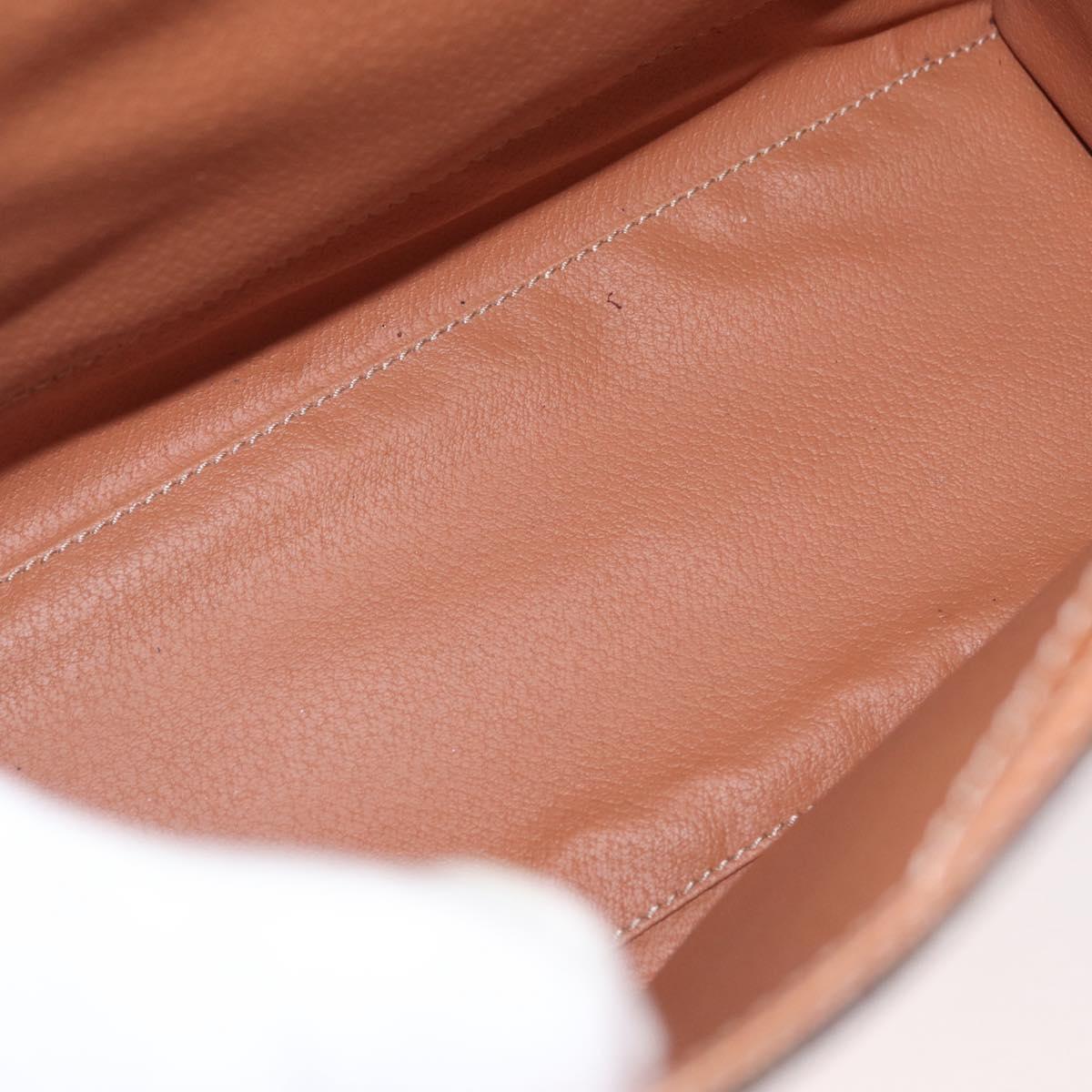 CELINE Macadam Canvas Hand Bag PVC Leather Brown Gold Auth 178653A - Jerrillo image 10
