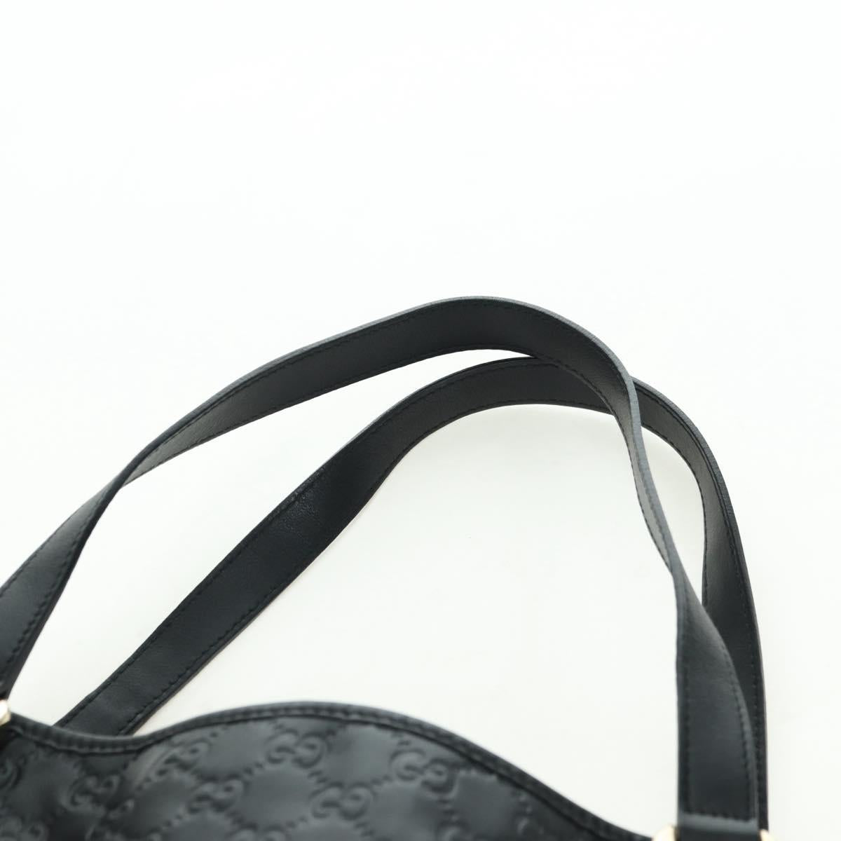 GUCCI Guccissima GG Canvas Abbey Tote Bag Leather Black Gold 130736 Auth 179098V - Jerrillo image 8