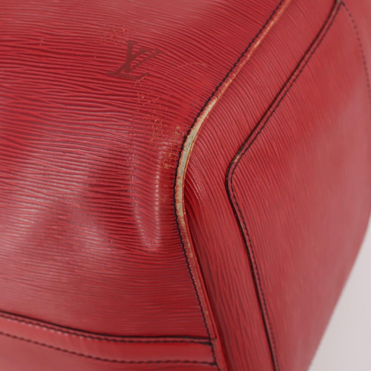 LOUIS VUITTON Epi Keepall 55 Boston Bag Red M42957 LV Auth 179665A - Jerrillo image 9