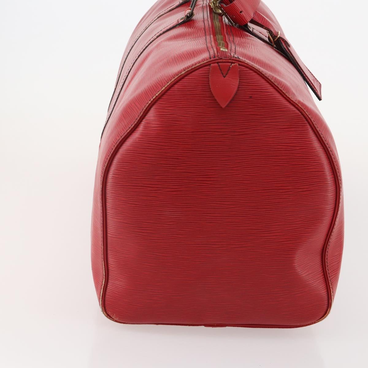 LOUIS VUITTON Epi Keepall 55 Boston Bag Red M42957 LV Auth 179665A - Jerrillo image 4