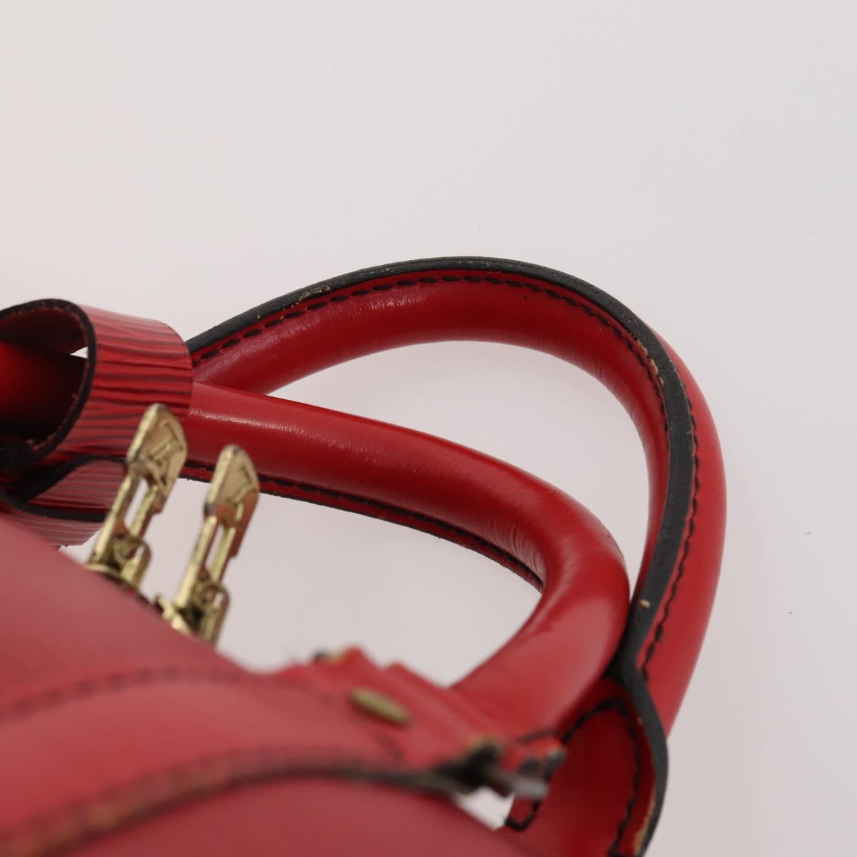 LOUIS VUITTON Epi Keepall 55 Boston Bag Red M42957 LV Auth 179665A - Jerrillo image 8
