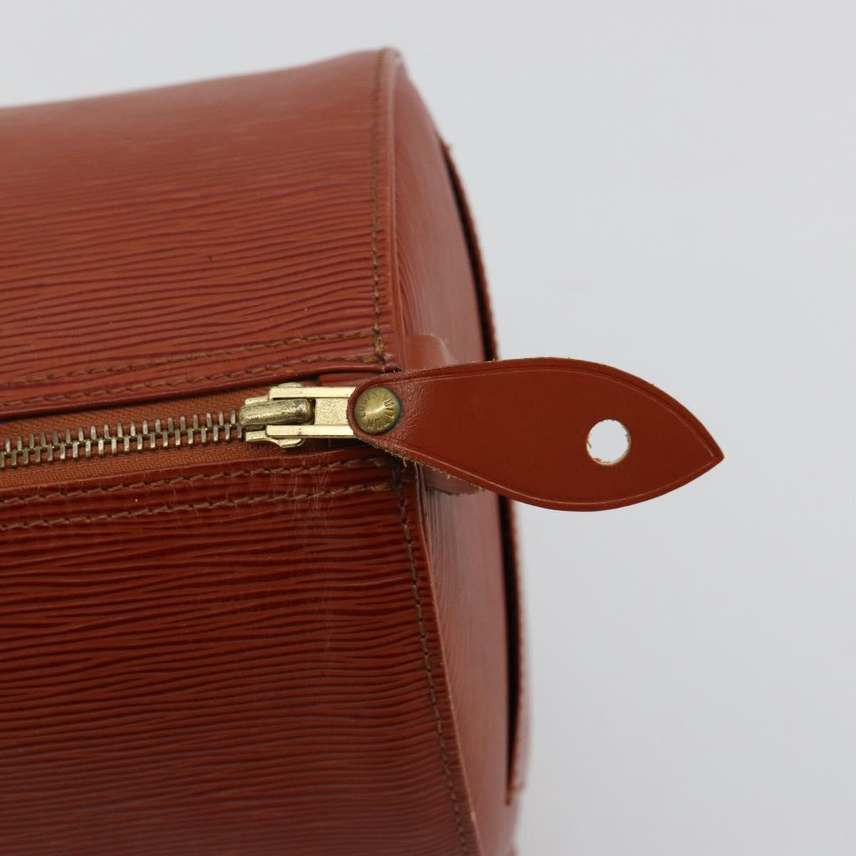LOUIS VUITTON Epi Speedy 35 Hand Bag Brown Kenya M42993 LV Auth 179737A - Jerrillo image 10