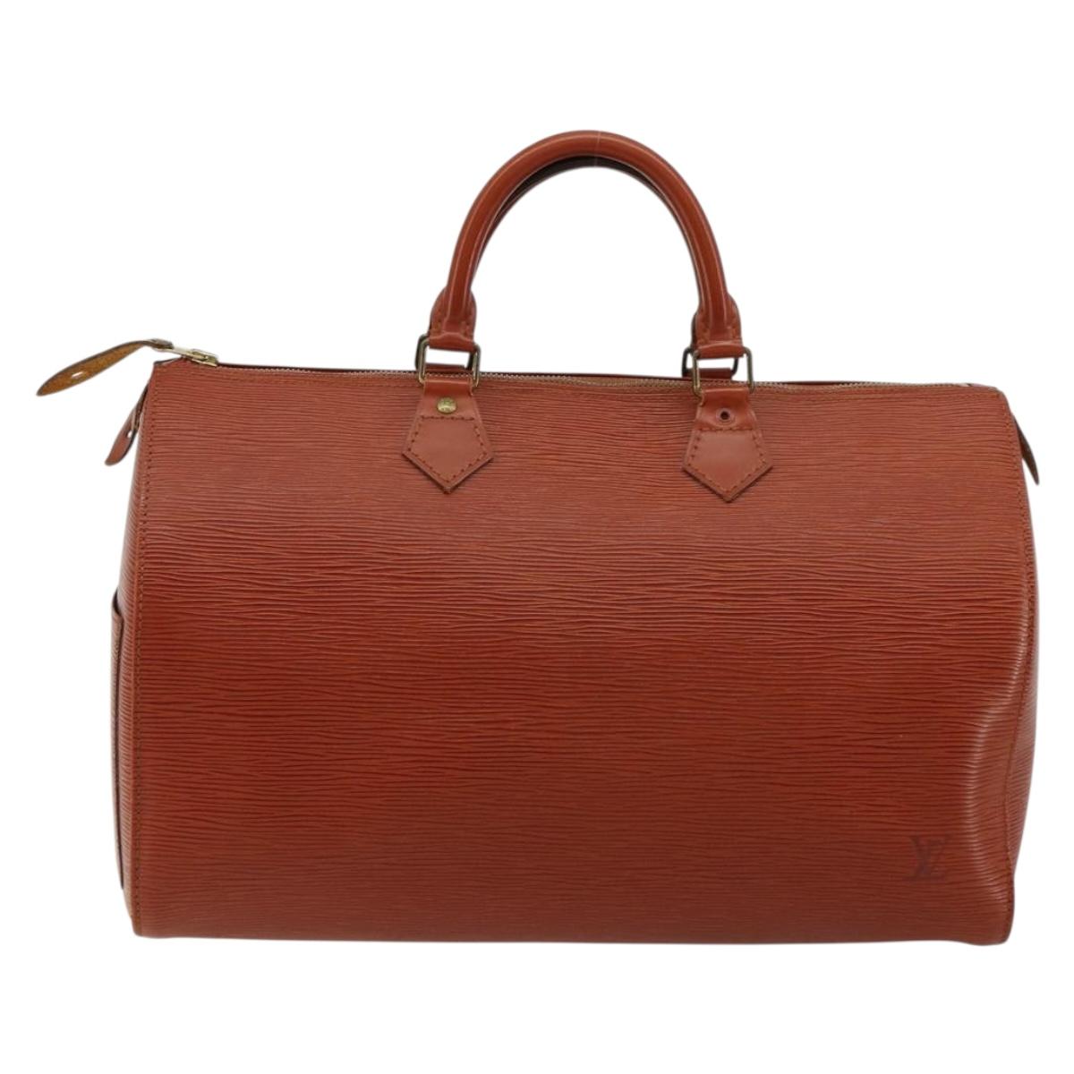LOUIS VUITTON Epi Speedy 35 Hand Bag Brown Kenya M42993 LV Auth 179737A - Jerrillo image 2