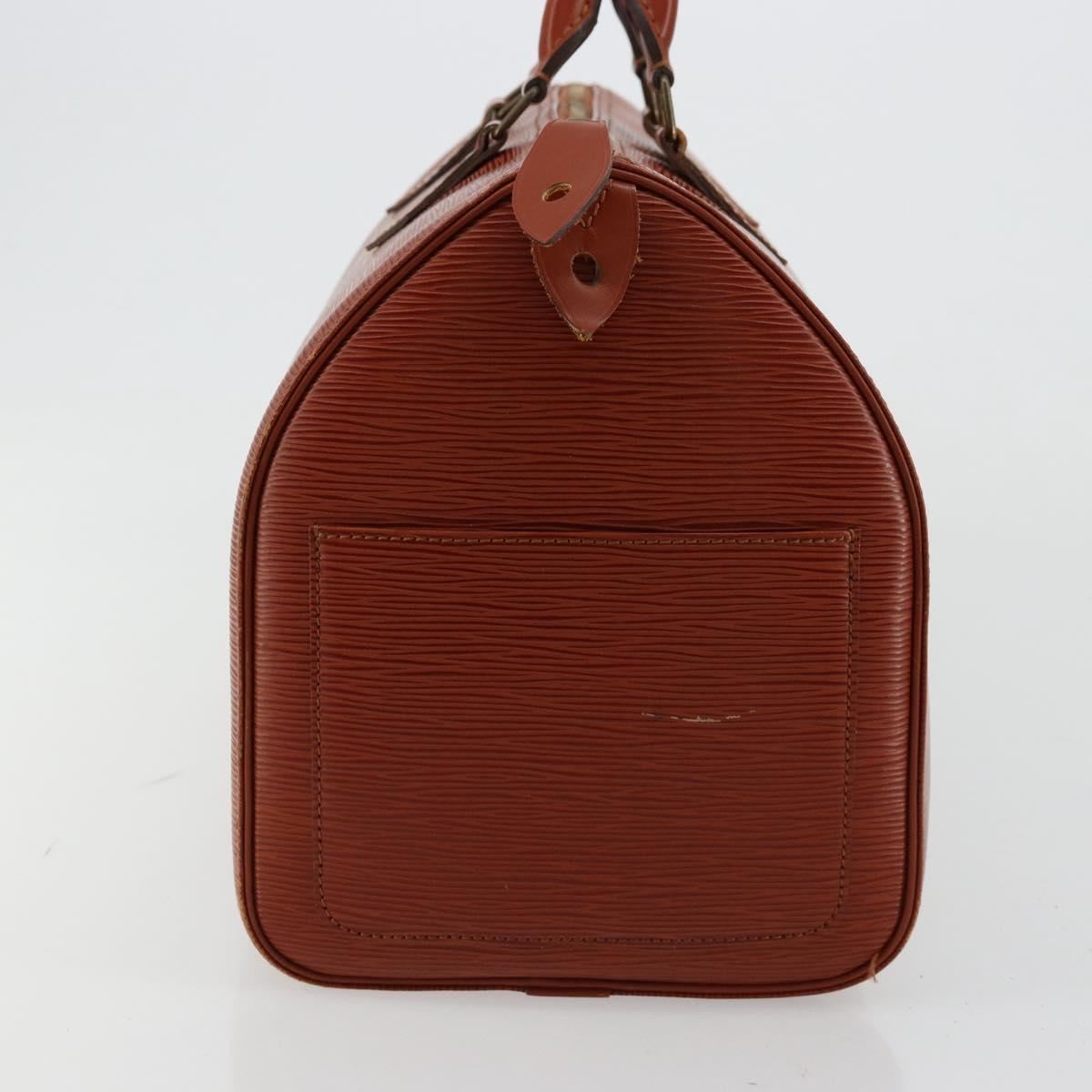 LOUIS VUITTON Epi Speedy 35 Hand Bag Brown Kenya M42993 LV Auth 179737A - Jerrillo image 4