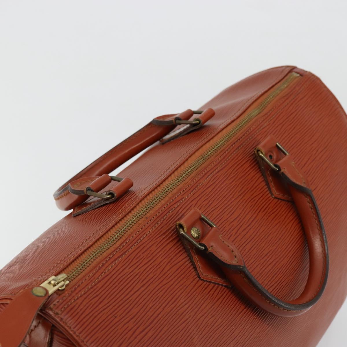 LOUIS VUITTON Epi Speedy 35 Hand Bag Brown Kenya M42993 LV Auth 179737A - Jerrillo image 6