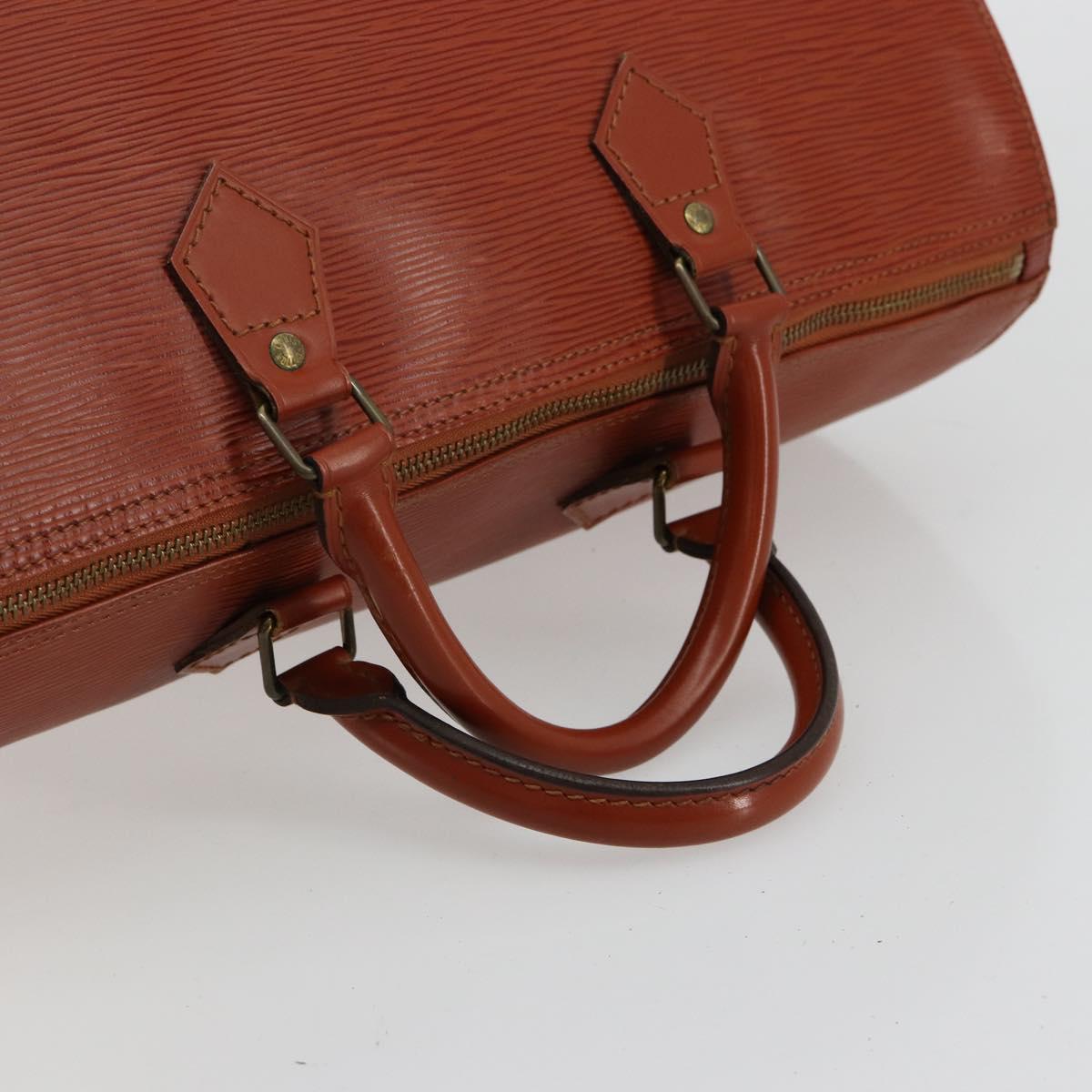 LOUIS VUITTON Epi Speedy 35 Hand Bag Brown Kenya M42993 LV Auth 179737A - Jerrillo image 7