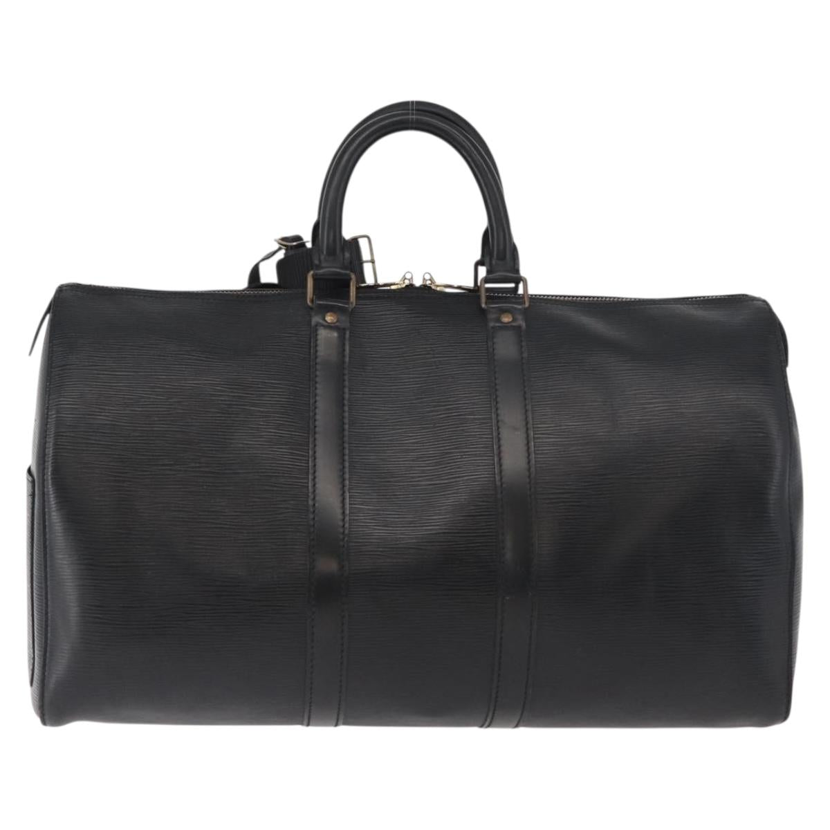 LOUIS VUITTON Epi Keepall 45 Boston Bag Black M42972 LV Auth 179739A - Jerrillo image 3