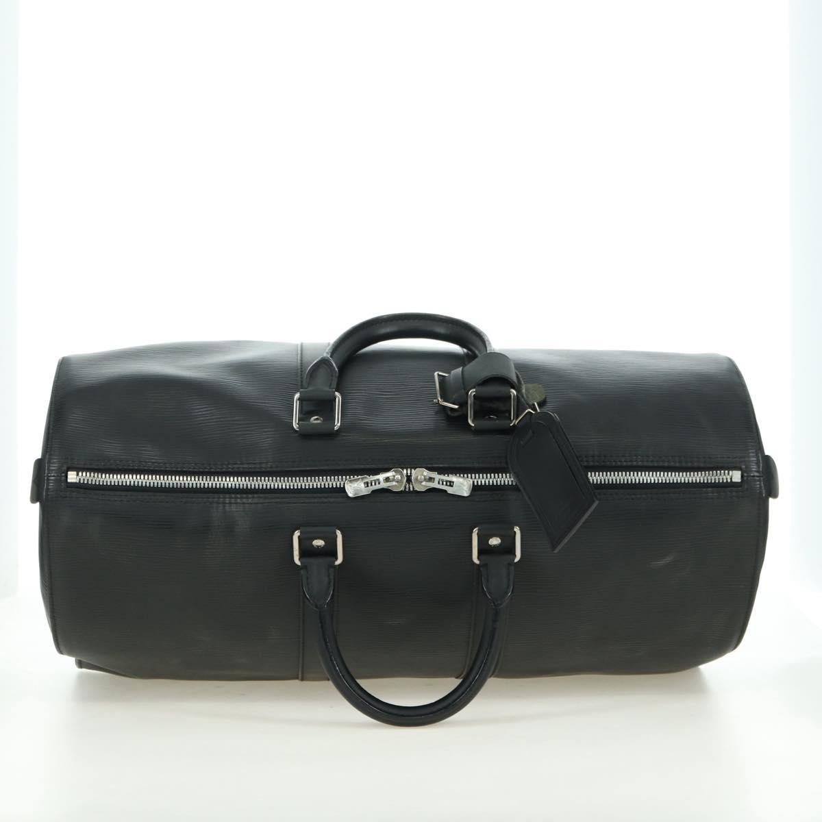 LOUIS VUITTON Epi Keepall 45 Boston Bag Black M42972 LV Auth 179740V - Jerrillo image 9