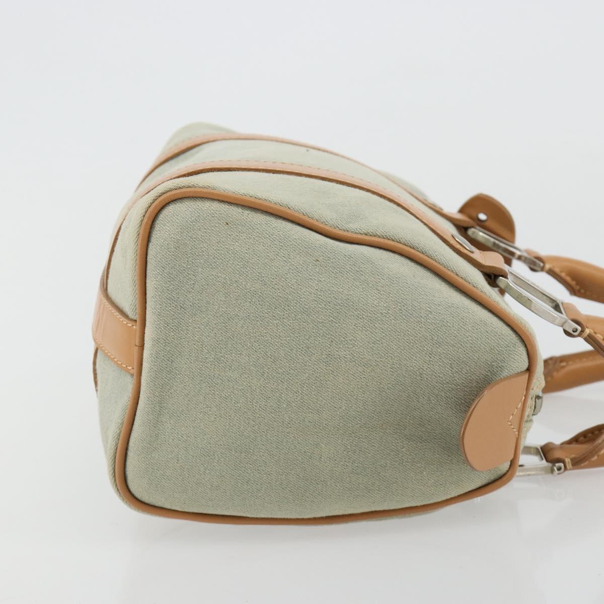 Christian Dior Mini Boston Bag Denim Light Blue Silver Auth 180441 - Jerrillo image 3