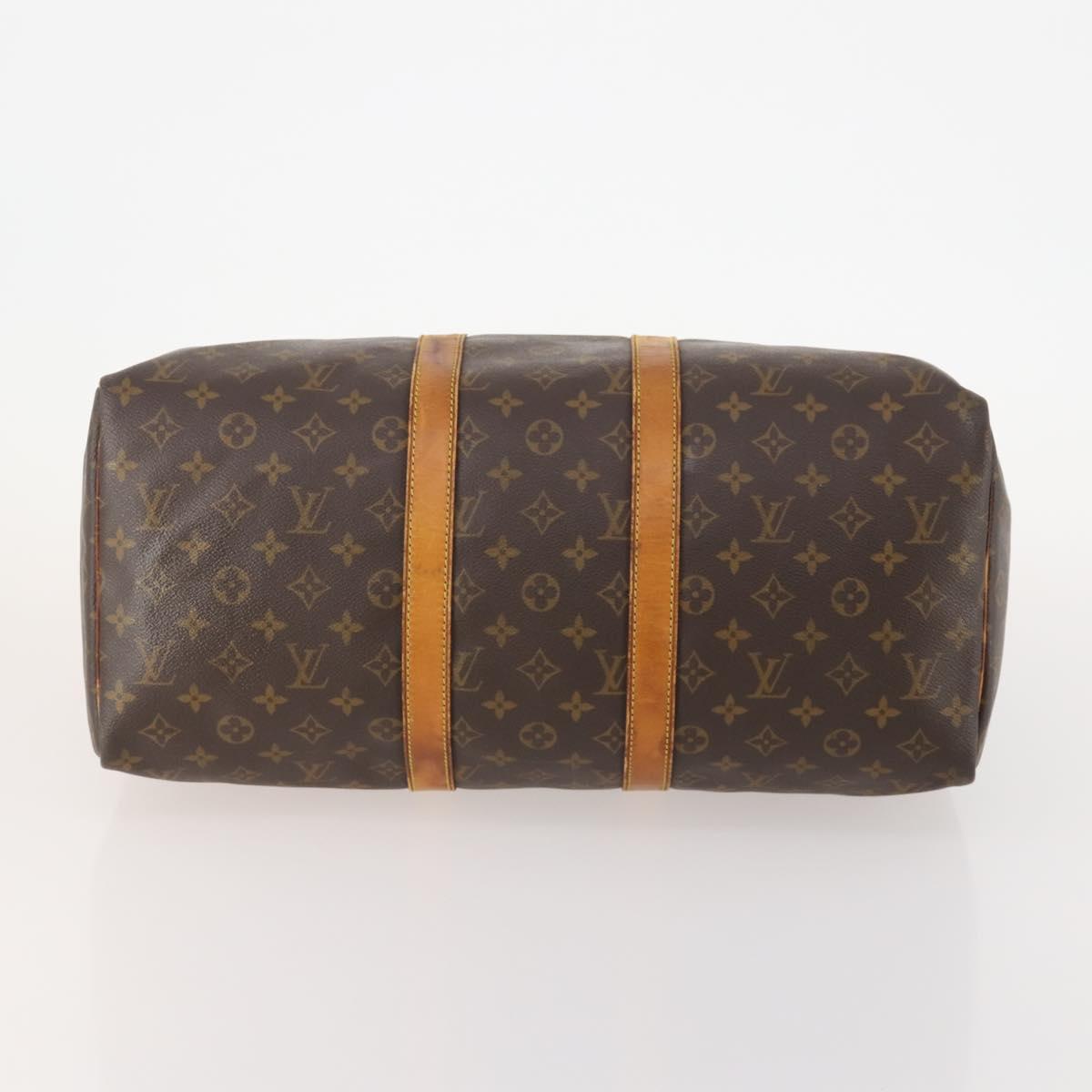 LOUIS VUITTON Monogram Keepall 45 Boston Bag M41428 LV Auth 181227 - Jerrillo image 5