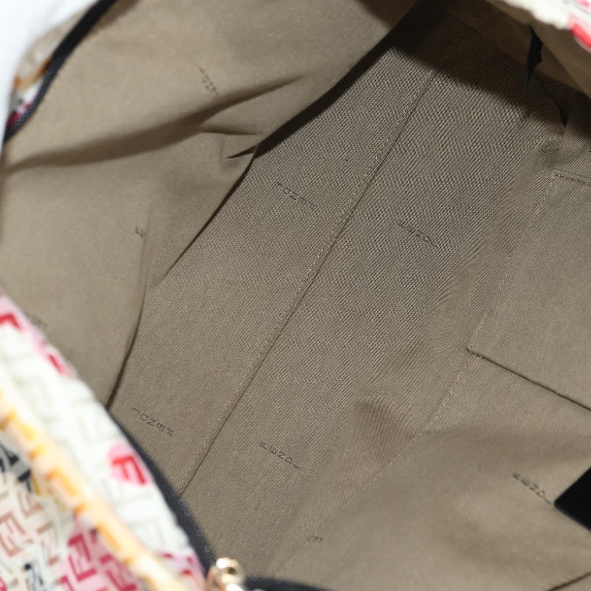 FENDI Zucchino Canvas Tote Bag Multicolor Gold Auth 181617SAV - Jerrillo image 10