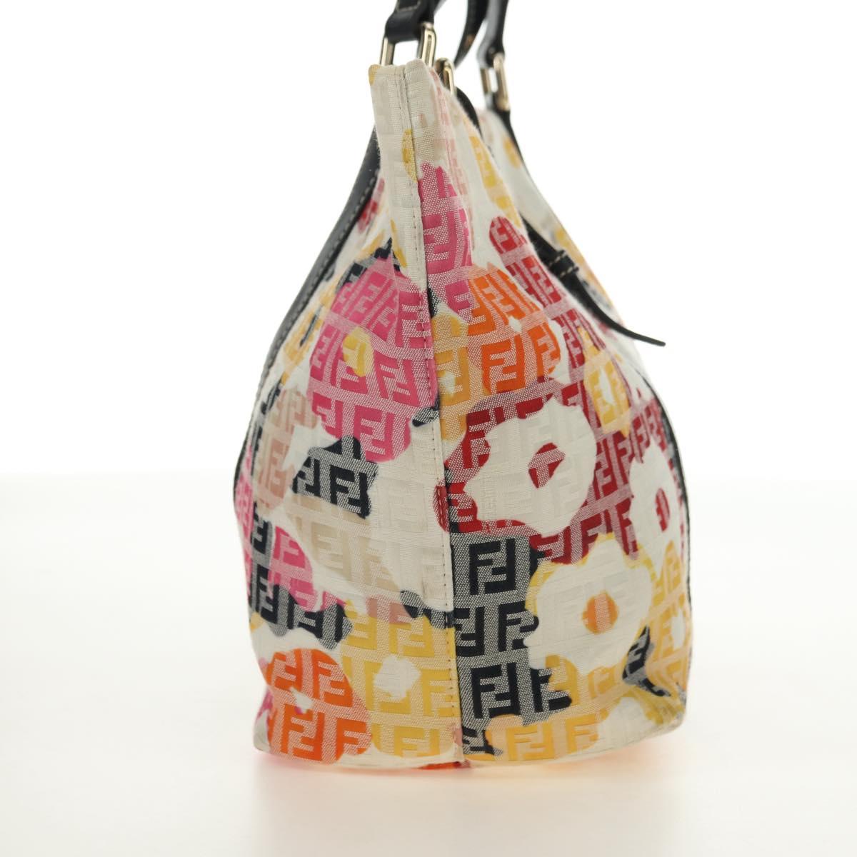 FENDI Zucchino Canvas Tote Bag Multicolor Gold Auth 181617SAV - Jerrillo image 3