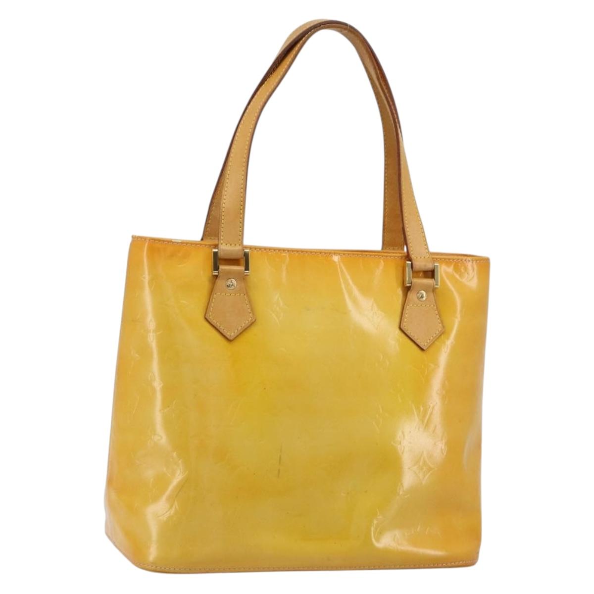 LOUIS VUITTON Monogram Vernis Houston Hand Bag Gris M91053 LV Auth 181652 - Jerrillo