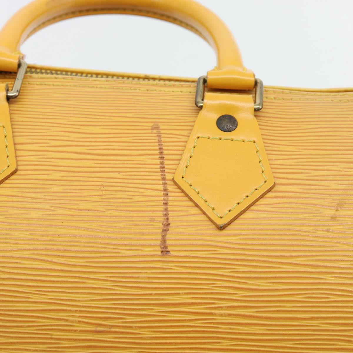 LOUIS VUITTON Epi Speedy 25 Hand Bag Tassili Yellow M43019 LV Auth 181703 - Jerrillo image 10