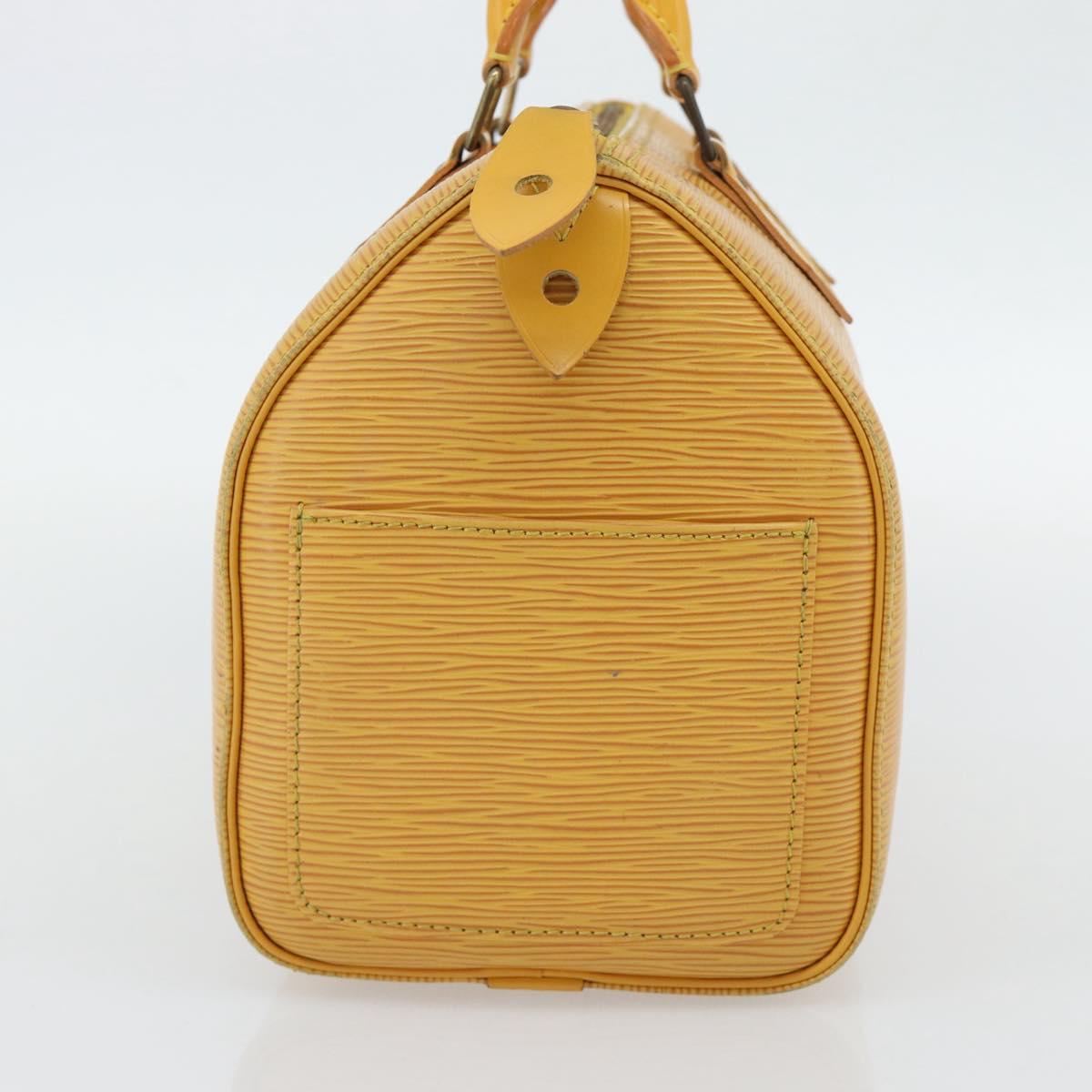 LOUIS VUITTON Epi Speedy 25 Hand Bag Tassili Yellow M43019 LV Auth 181703 - Jerrillo image 4