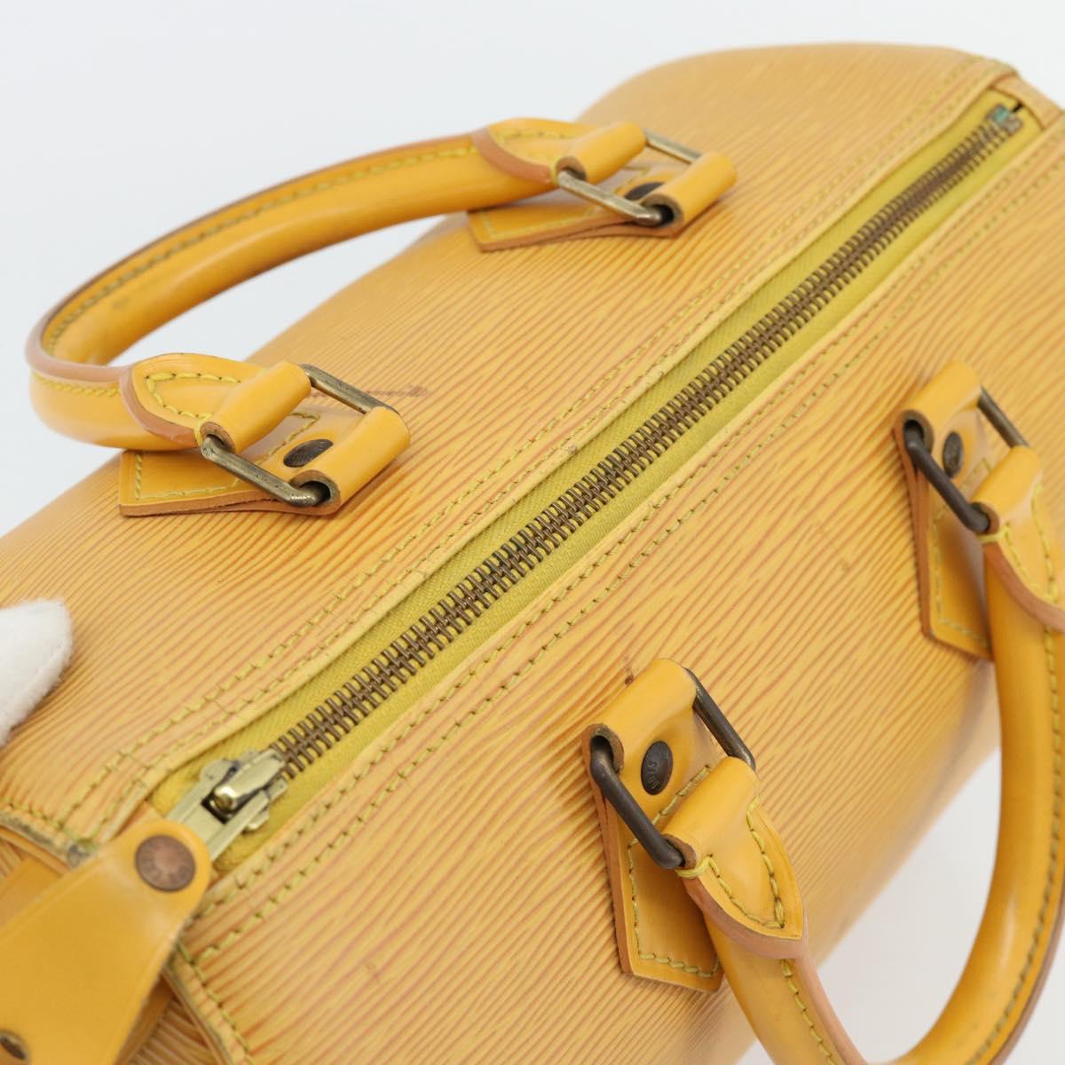 LOUIS VUITTON Epi Speedy 25 Hand Bag Tassili Yellow M43019 LV Auth 181703 - Jerrillo image 6