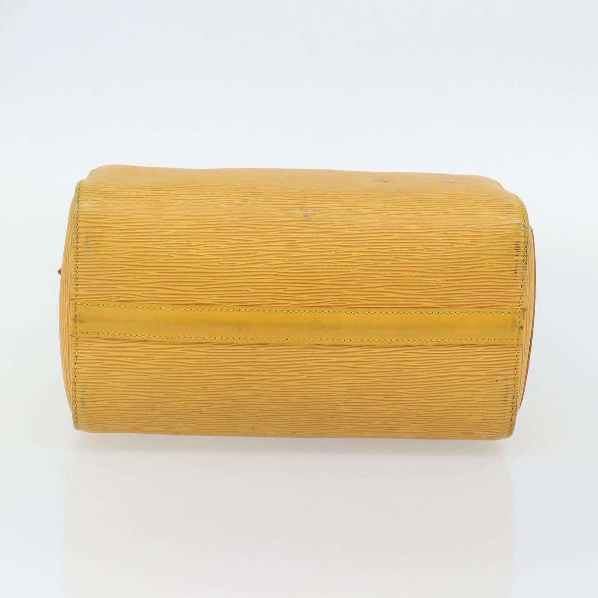 LOUIS VUITTON Epi Speedy 25 Hand Bag Tassili Yellow M43019 LV Auth 181703 - Jerrillo image 5