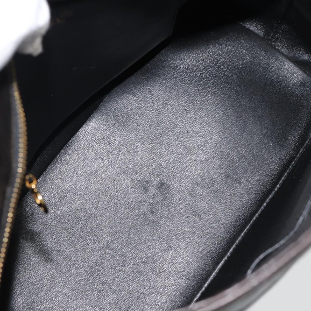 CHANEL Matelasse Reprint Tote Bag Lamb Skin Black Gold CC Auth 181711A - Jerrillo image 10