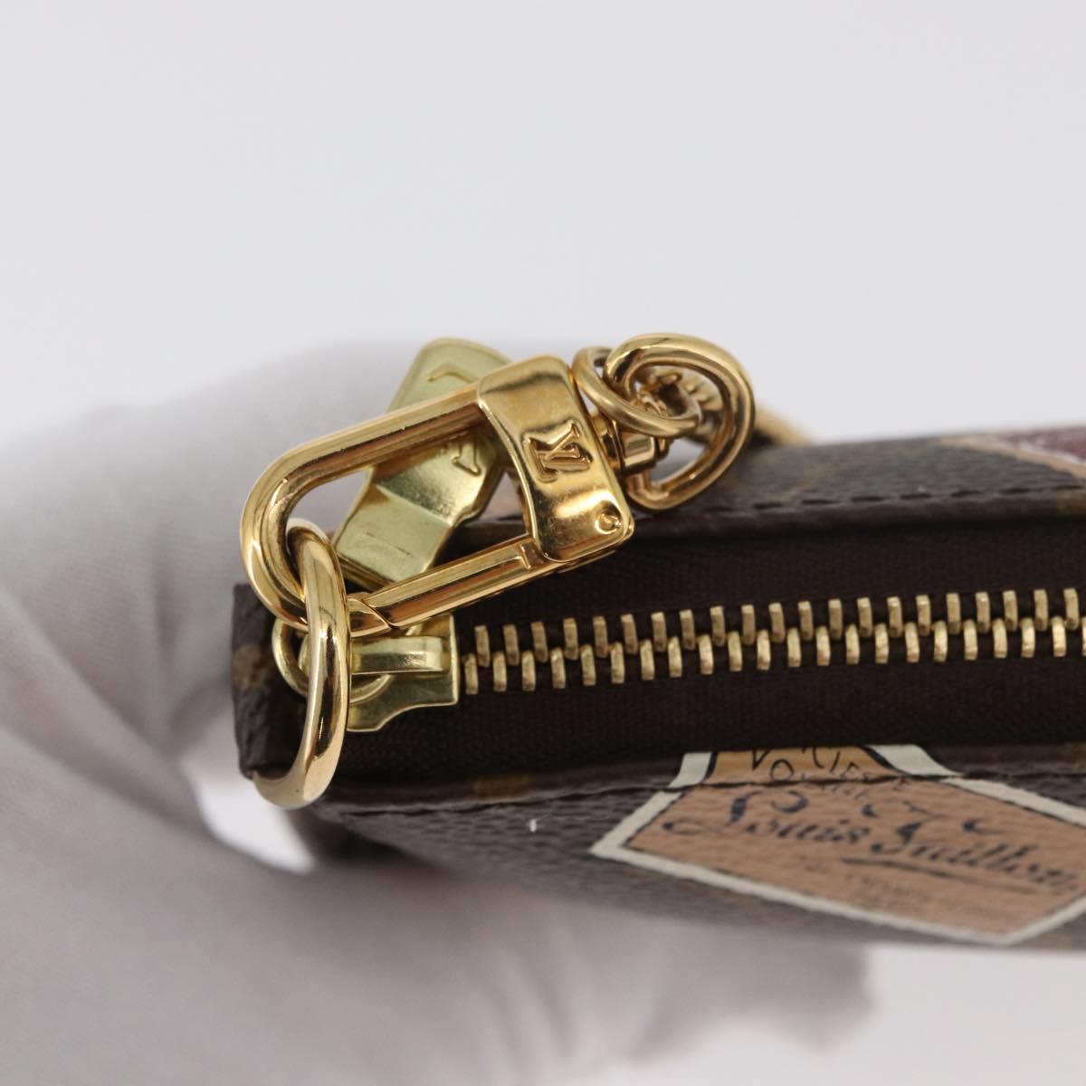 LOUIS VUITTON Monogram Patch Mini Pochette Accessoires Pouch M95804 Auth 181966V - Jerrillo image 9