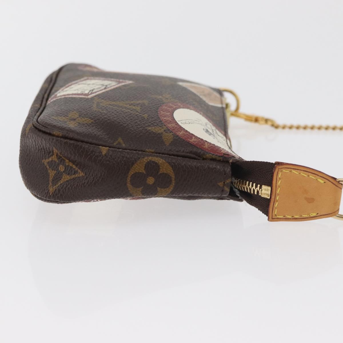 LOUIS VUITTON Monogram Patch Mini Pochette Accessoires Pouch M95804 Auth 181966V - Jerrillo image 3