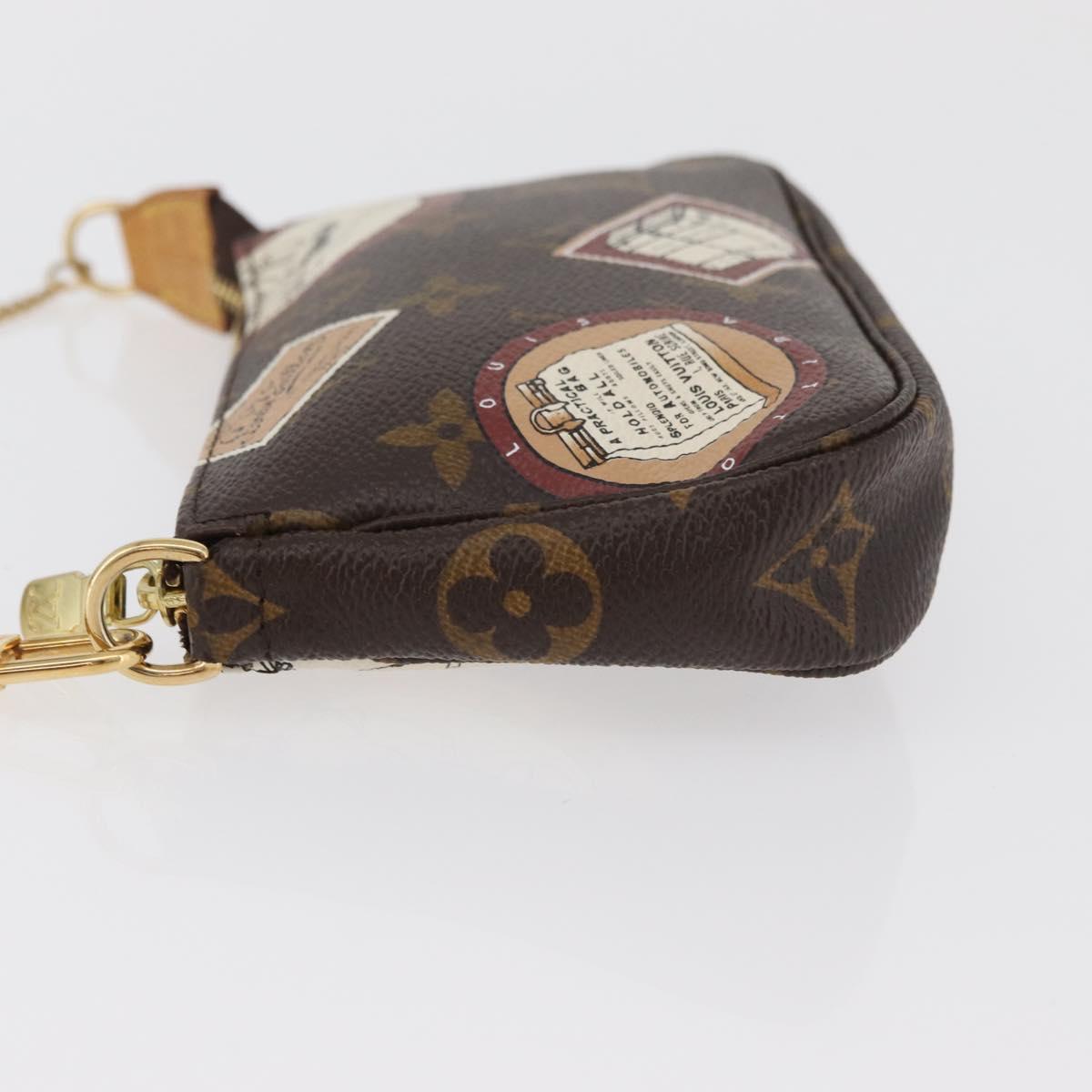 LOUIS VUITTON Monogram Patch Mini Pochette Accessoires Pouch M95804 Auth 181966V - Jerrillo image 4