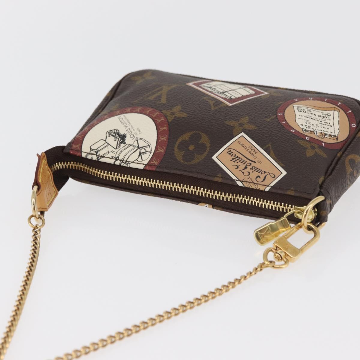 LOUIS VUITTON Monogram Patch Mini Pochette Accessoires Pouch M95804 Auth 181966V - Jerrillo image 6