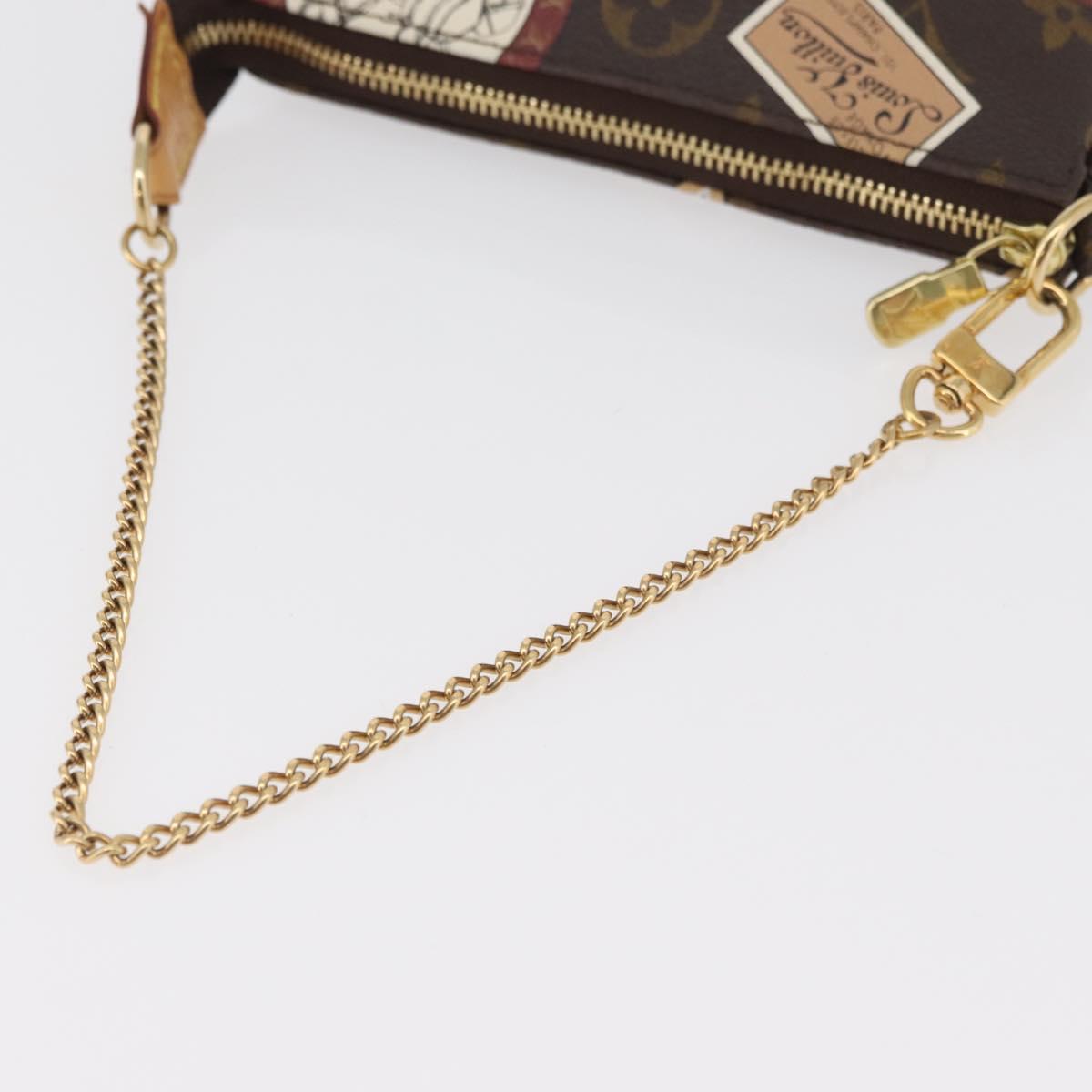 LOUIS VUITTON Monogram Patch Mini Pochette Accessoires Pouch M95804 Auth 181966V - Jerrillo image 7