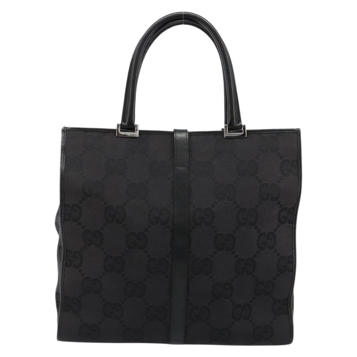 GUCCI GG Canvas Tote Bag Black Silver 002 1064 3444 Auth 182085A - Jerrillo image 2