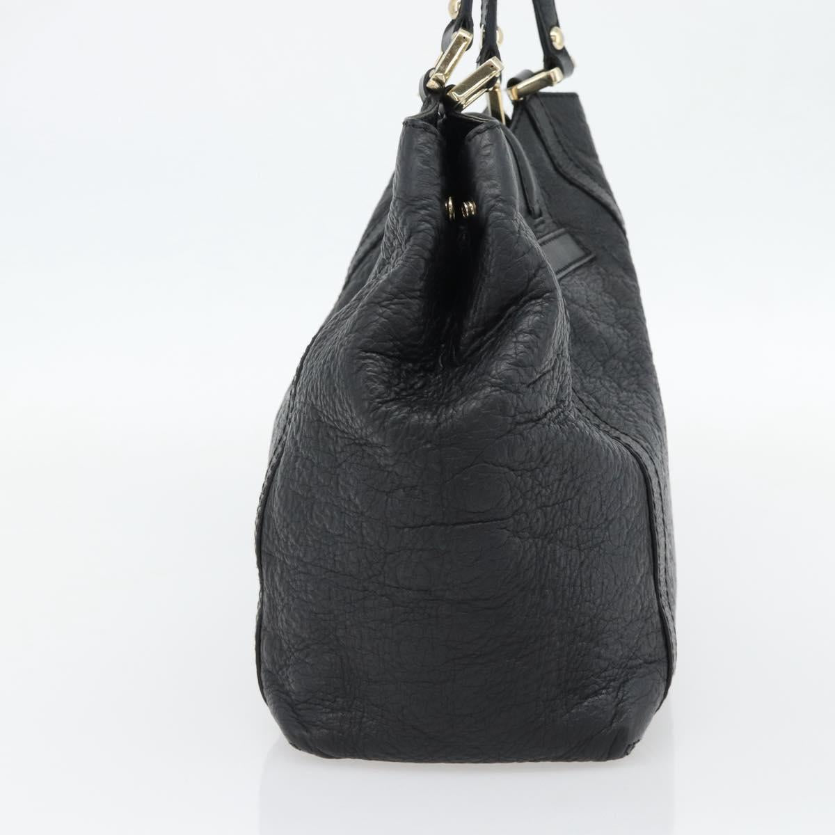 GUCCI GG Canvas Guccissima Tote Bag Leather Black Gold 233607 Auth 182177V - Jerrillo image 4