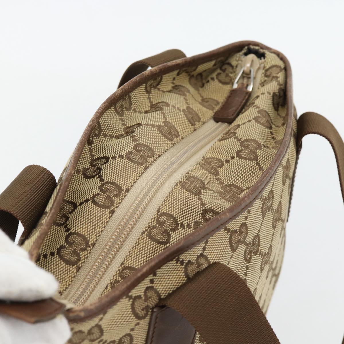 GUCCI GG Canvas Tote Bag Beige Silver 019 0402 Auth 182184 - Jerrillo image 6