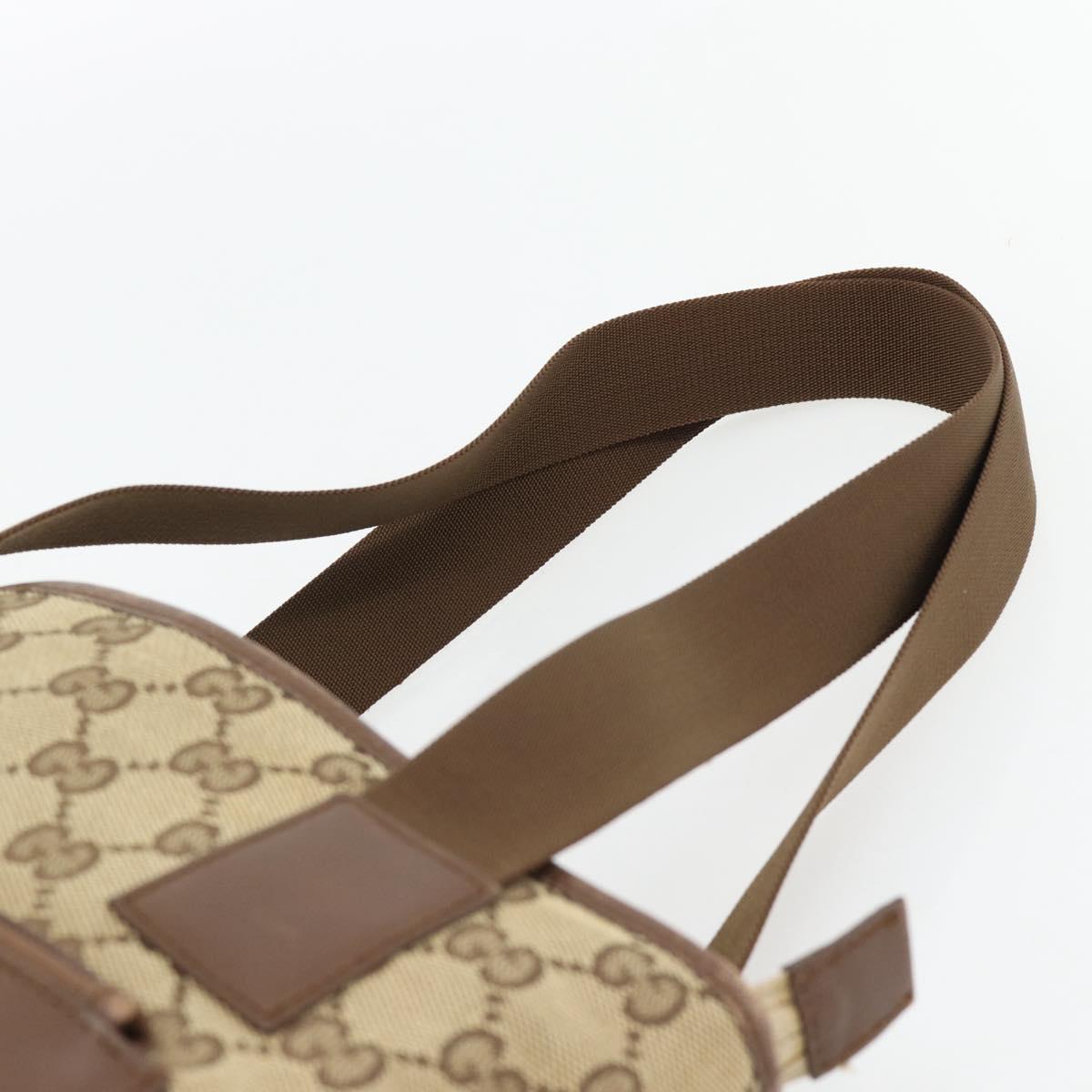 GUCCI GG Canvas Tote Bag Beige Silver 019 0402 Auth 182184 - Jerrillo image 8