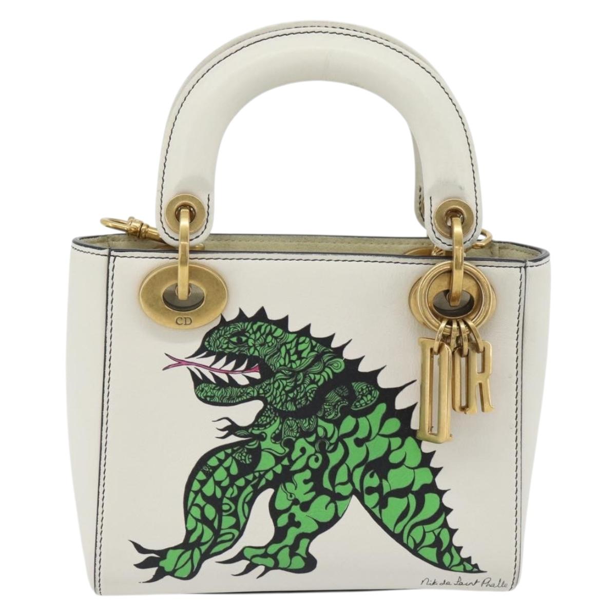 Christian Dior Lady Dior Niki de Saint Phalle Bag Leather 2way Auth 182304SAM - Jerrillo image 2